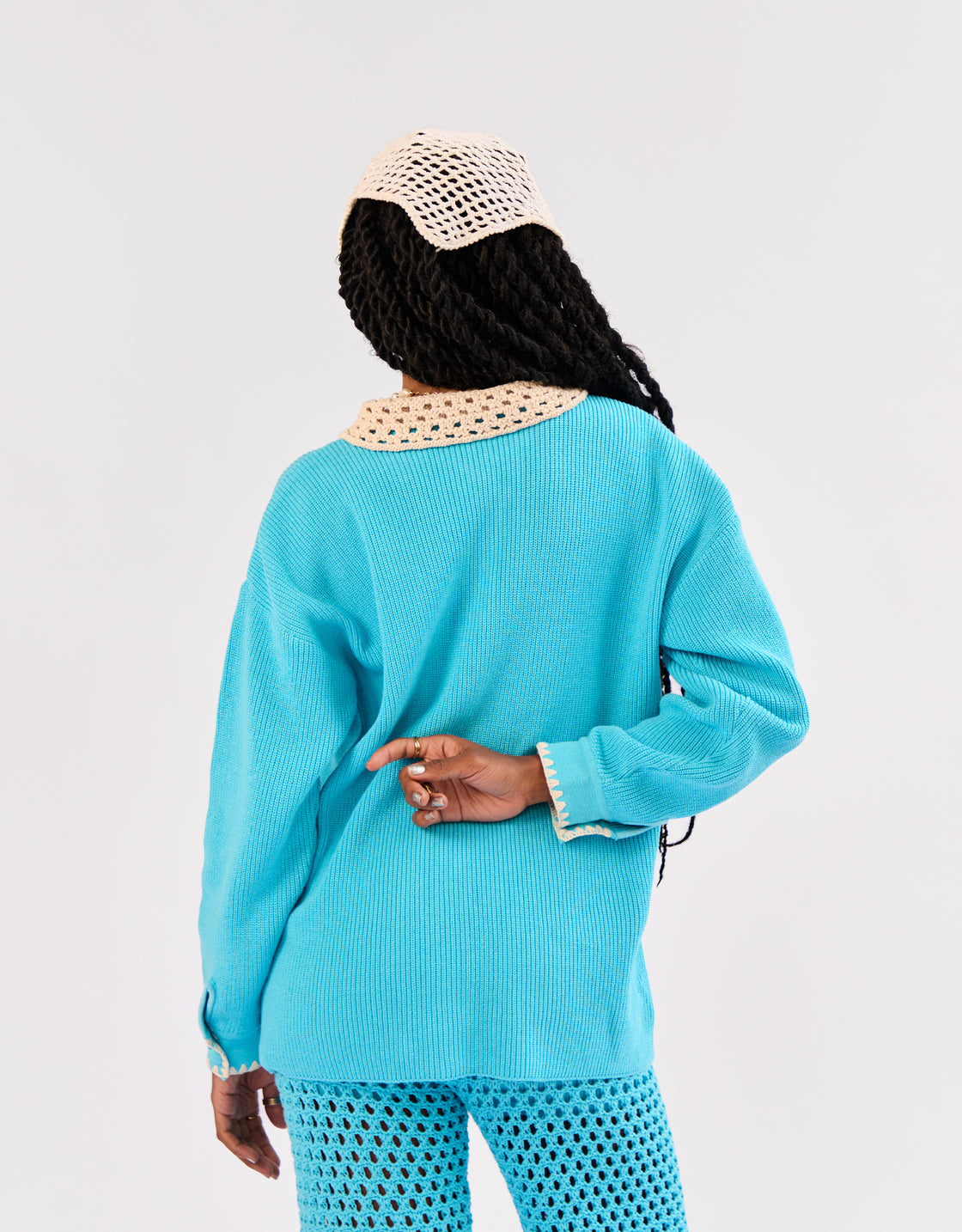 Camisa tricô grafismos