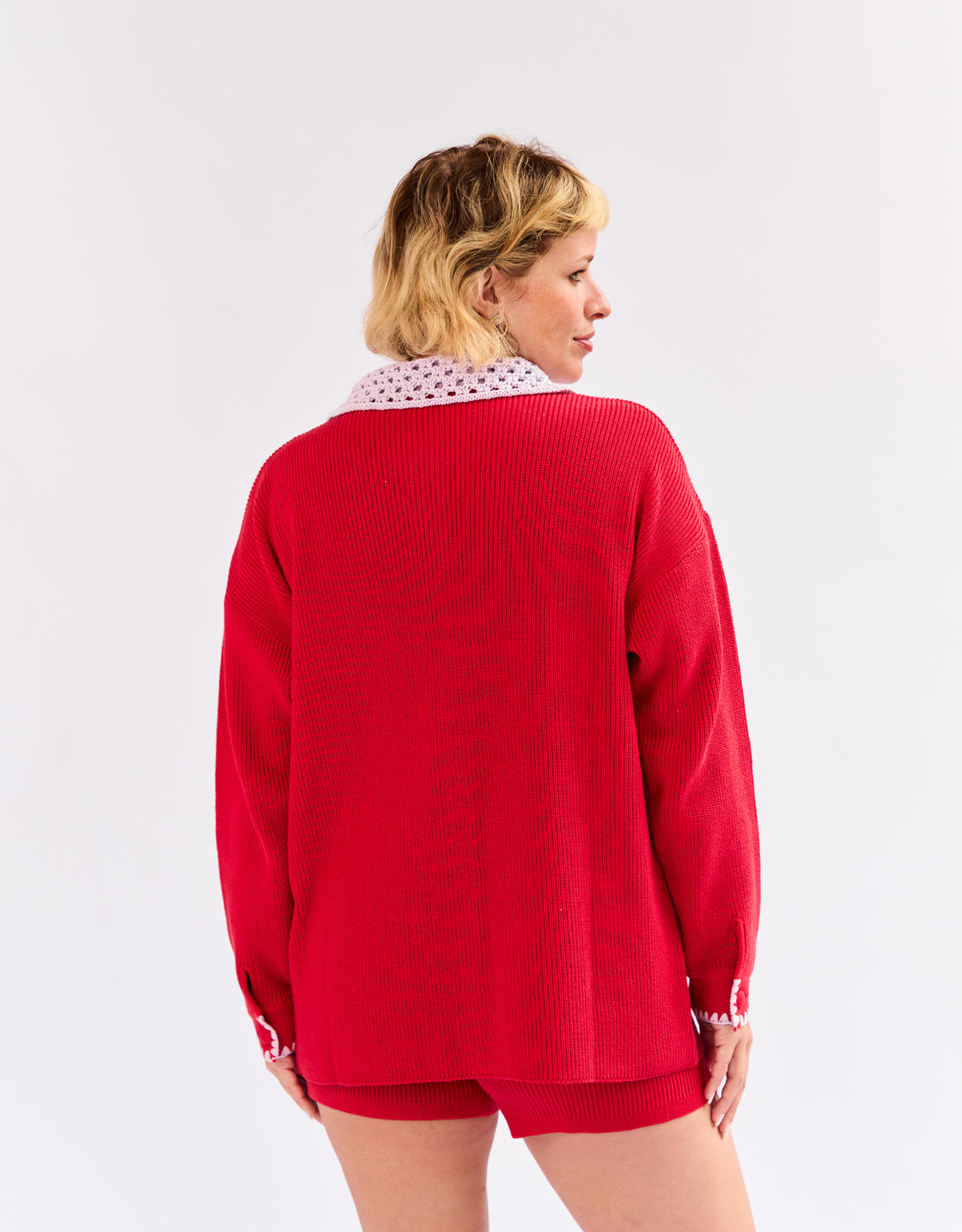 Camisa tricô grafismos