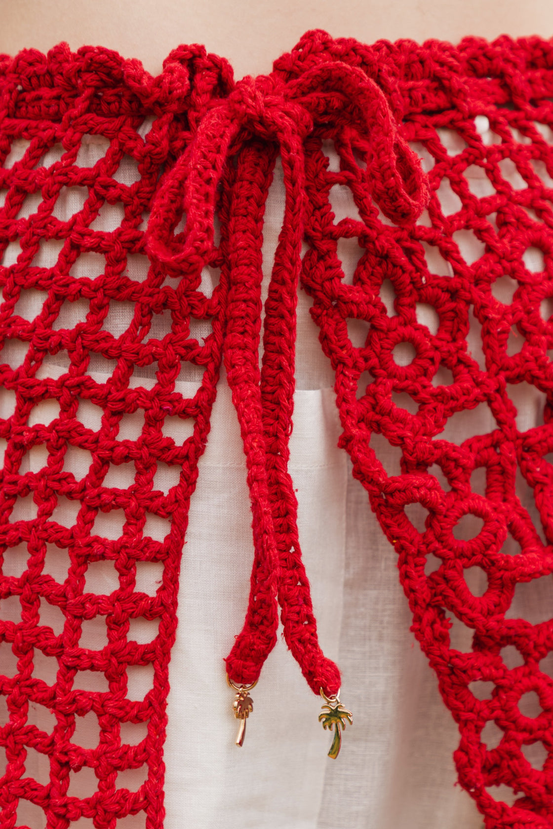 Pareô Crochê Flores